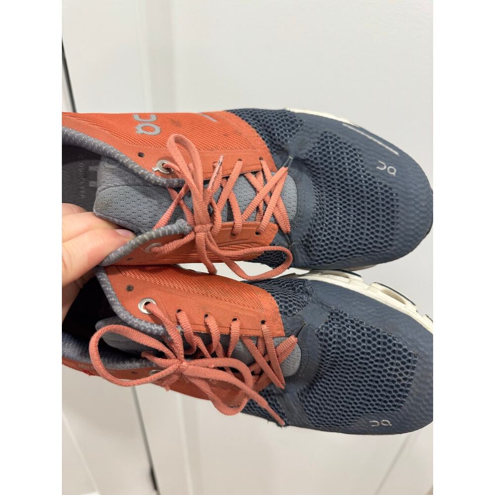ON Cloud Mens Cloud Flyer size 9 orange and grey - Picture 2 of 12